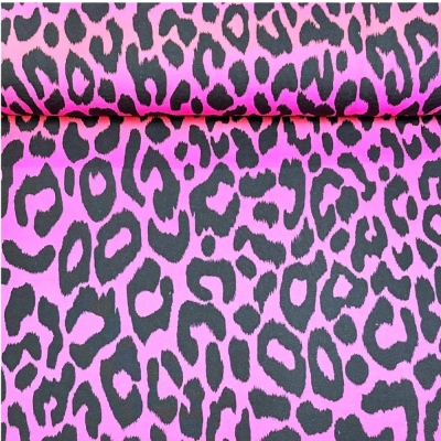 French Terry | Animal Skin | LEO | pink